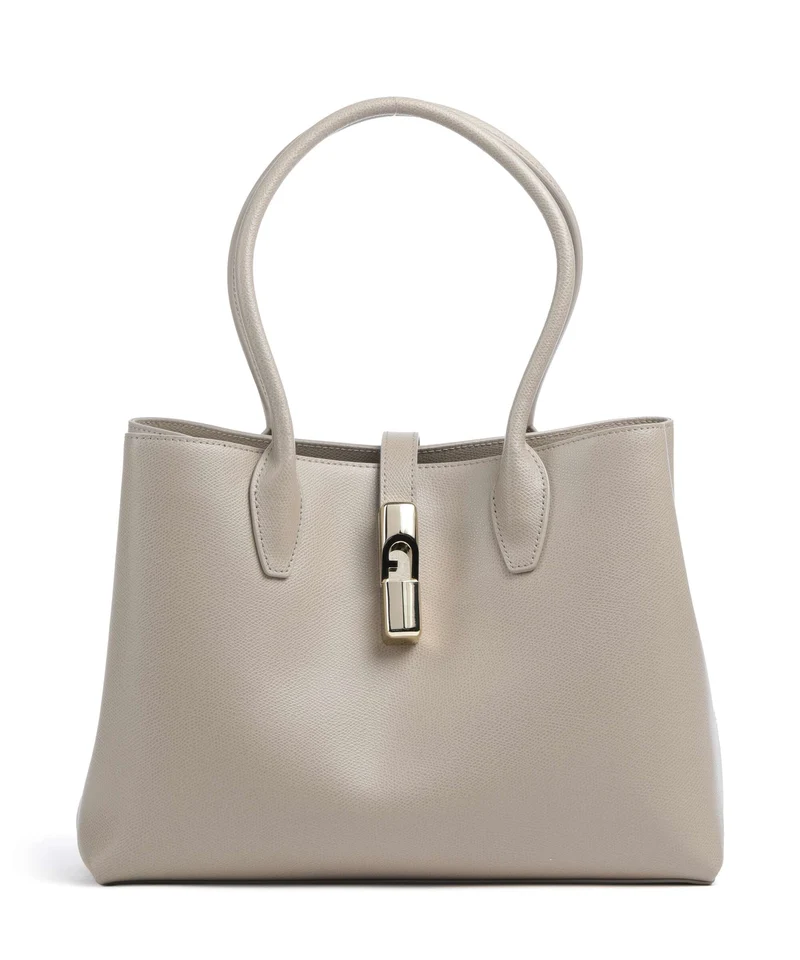 Furla Goccia M Shopper linen