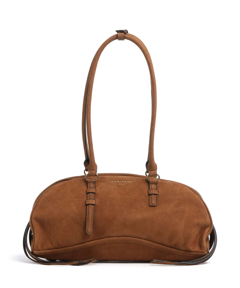 Liebeskind Capri Suede M Schultertasche brown