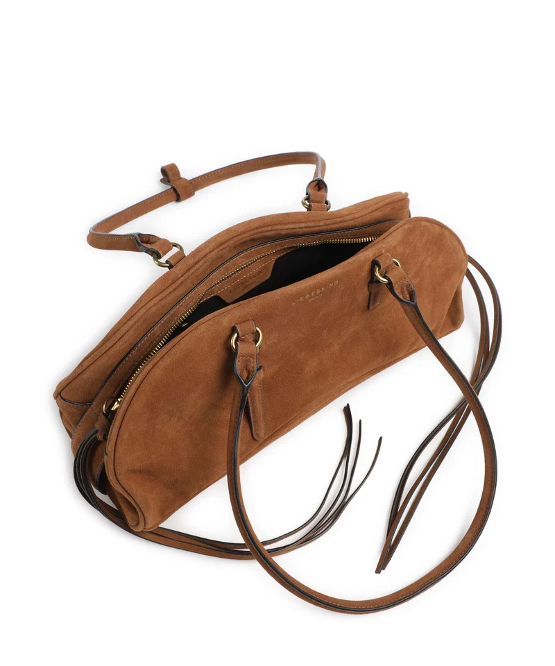 Liebeskind Capri Suede M Schultertasche brown