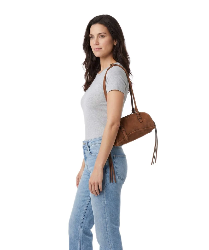 Liebeskind Capri Suede S Schultertasche brown