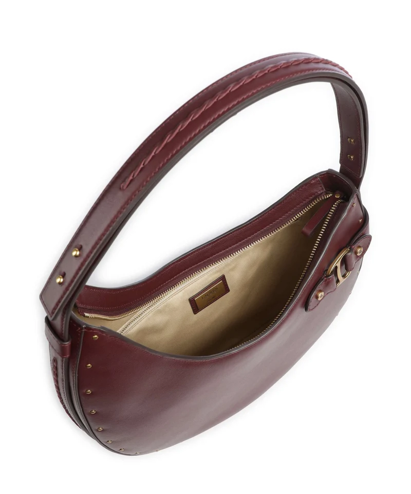 Lauren Ralph Lauren Tasha Large Schultertasche dark garnet