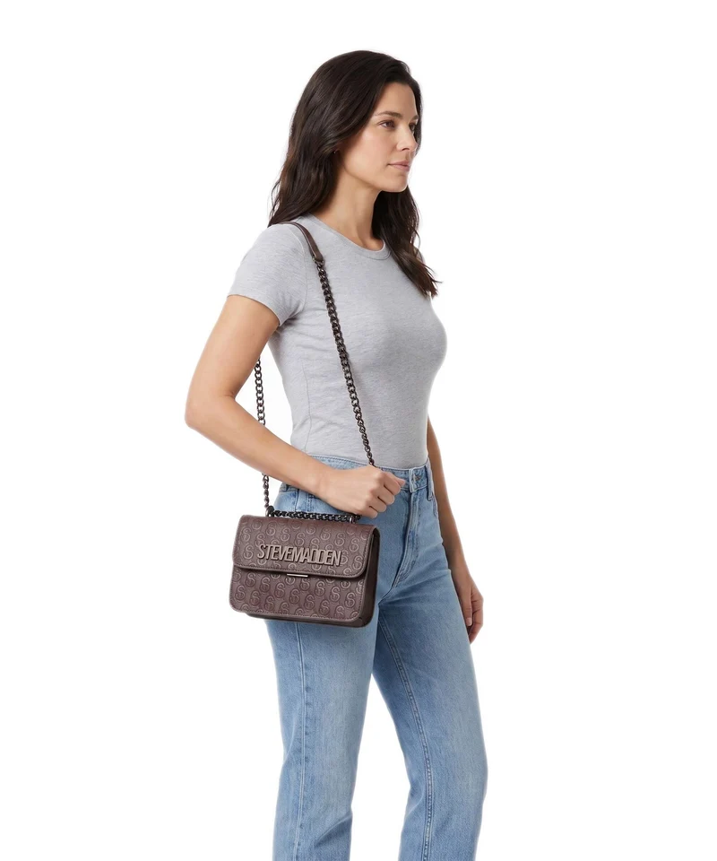 Steve Madden BCOAL-E Schultertasche brown/bronze