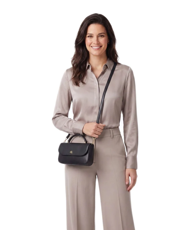 Lauren Ralph Lauren Marcy Large Umhängetasche black