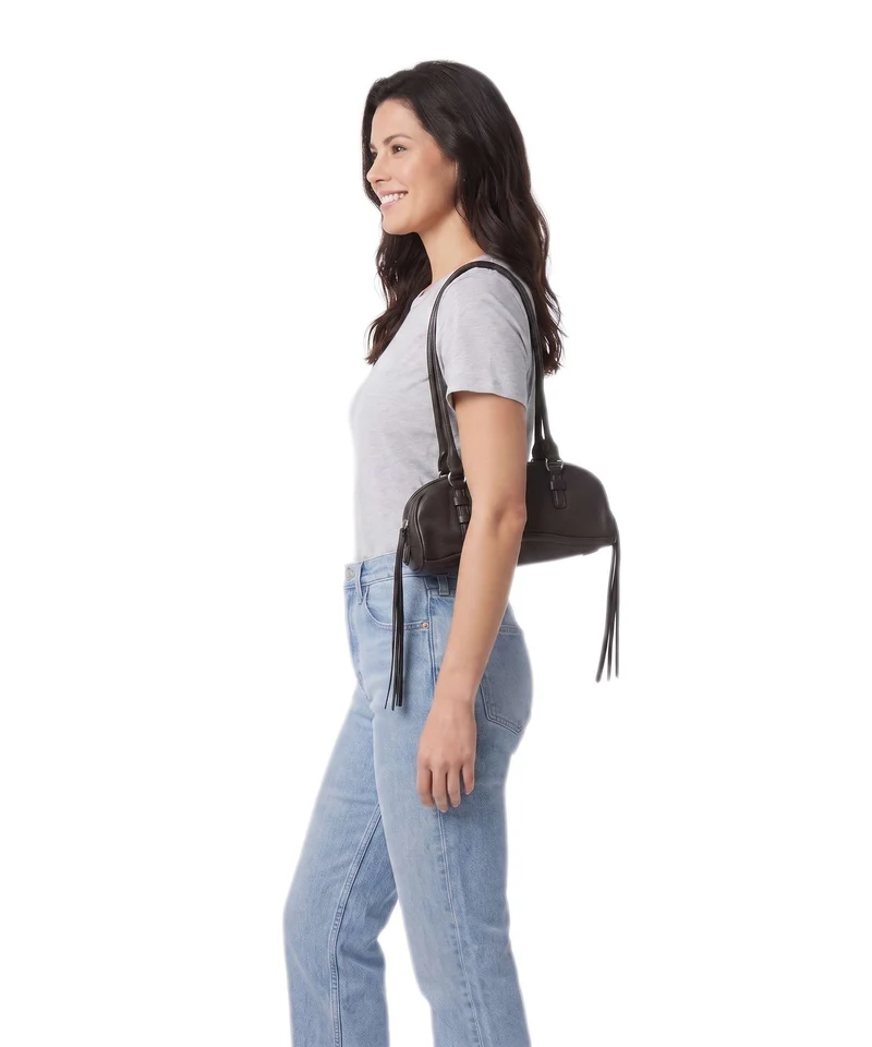 Liebeskind Capri Cow Naturale S Schultertasche deep soil