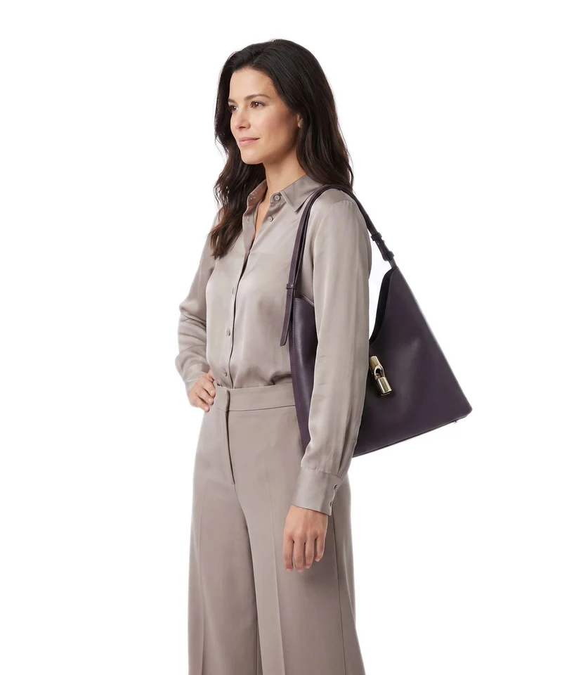 Furla Goccia M Beuteltasche winter bloom
