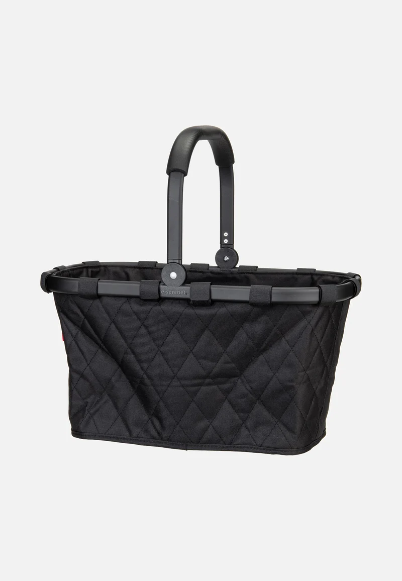 Carrybag Rhombus Black - Einkaufskorb