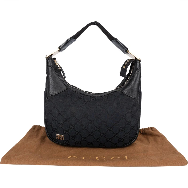 Gucci Monogram GG Canvas Abbey Shoulder Bag