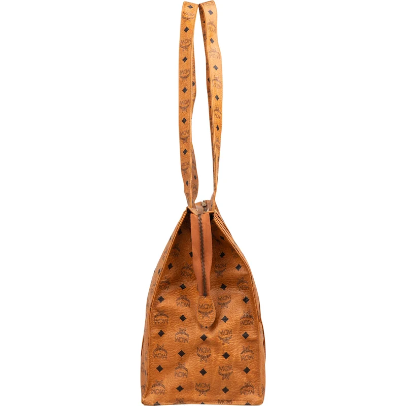 MCM Monogram Visetos XL Shopper Shoulder Bag