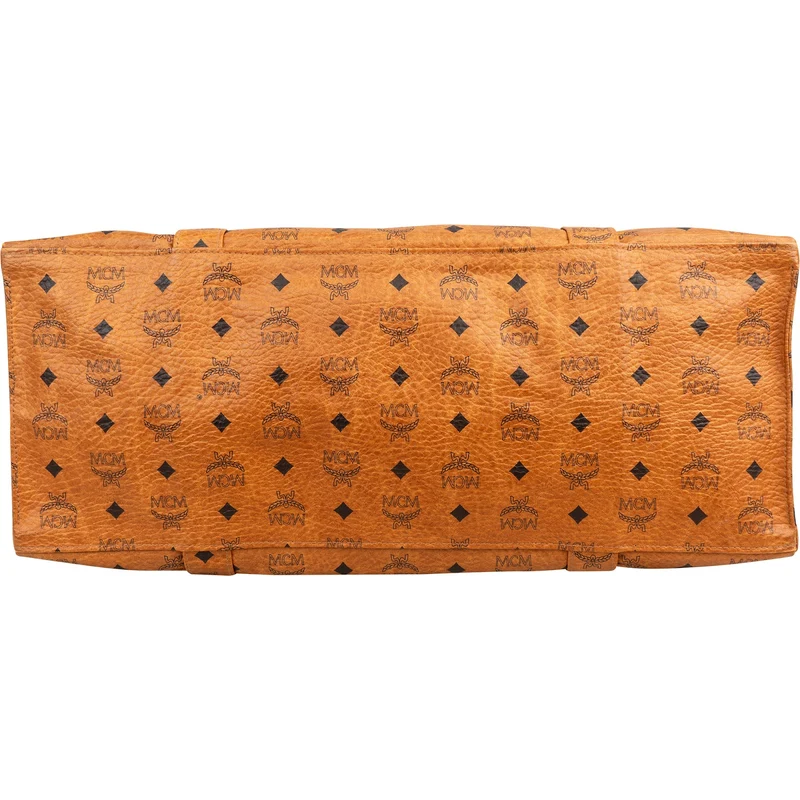 MCM Monogram Visetos XL Shopper Shoulder Bag