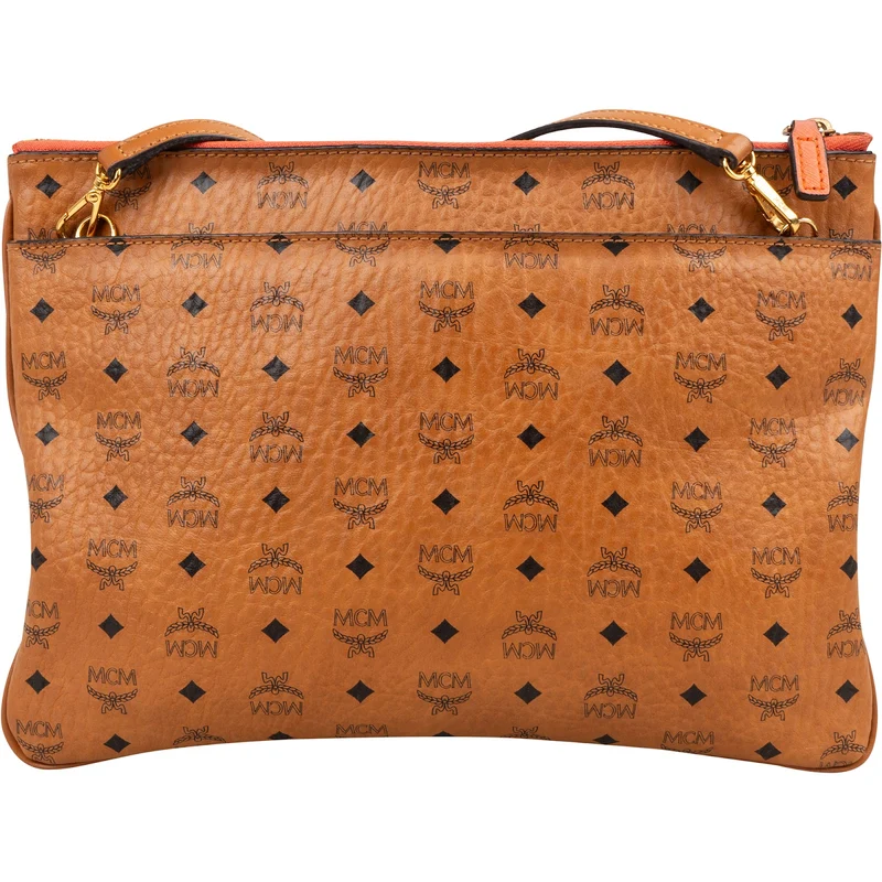 MCM Monogram Visetos Monkey Crossbody Bag