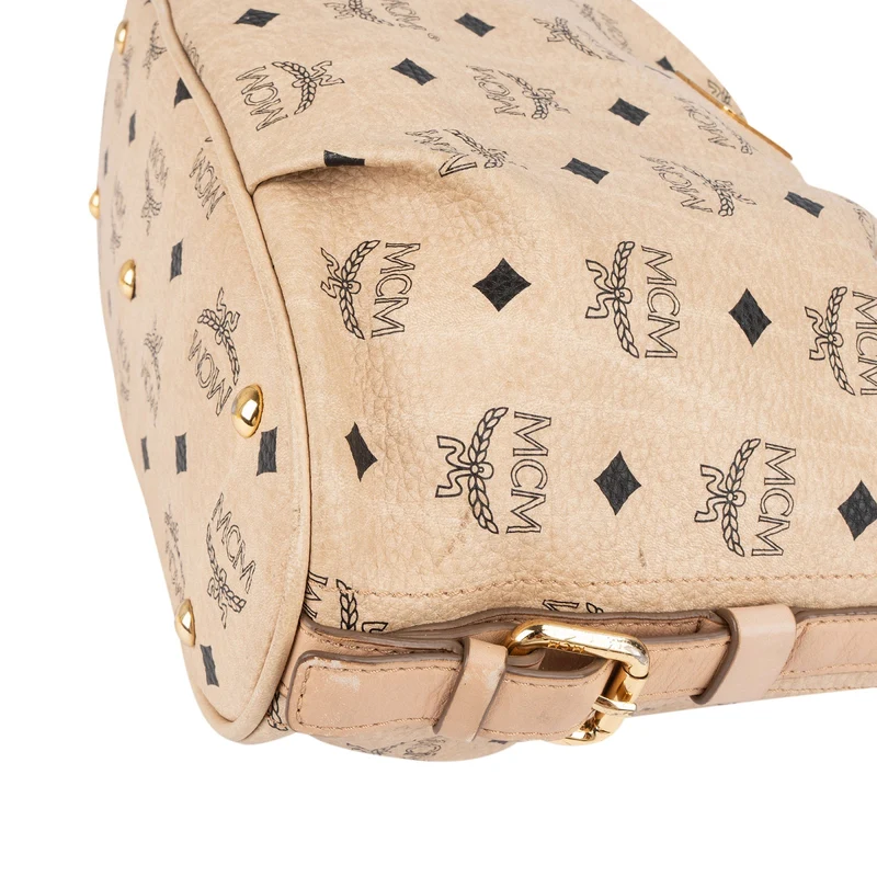 MCM Monogram Visetos Hobo Crossbody Bag