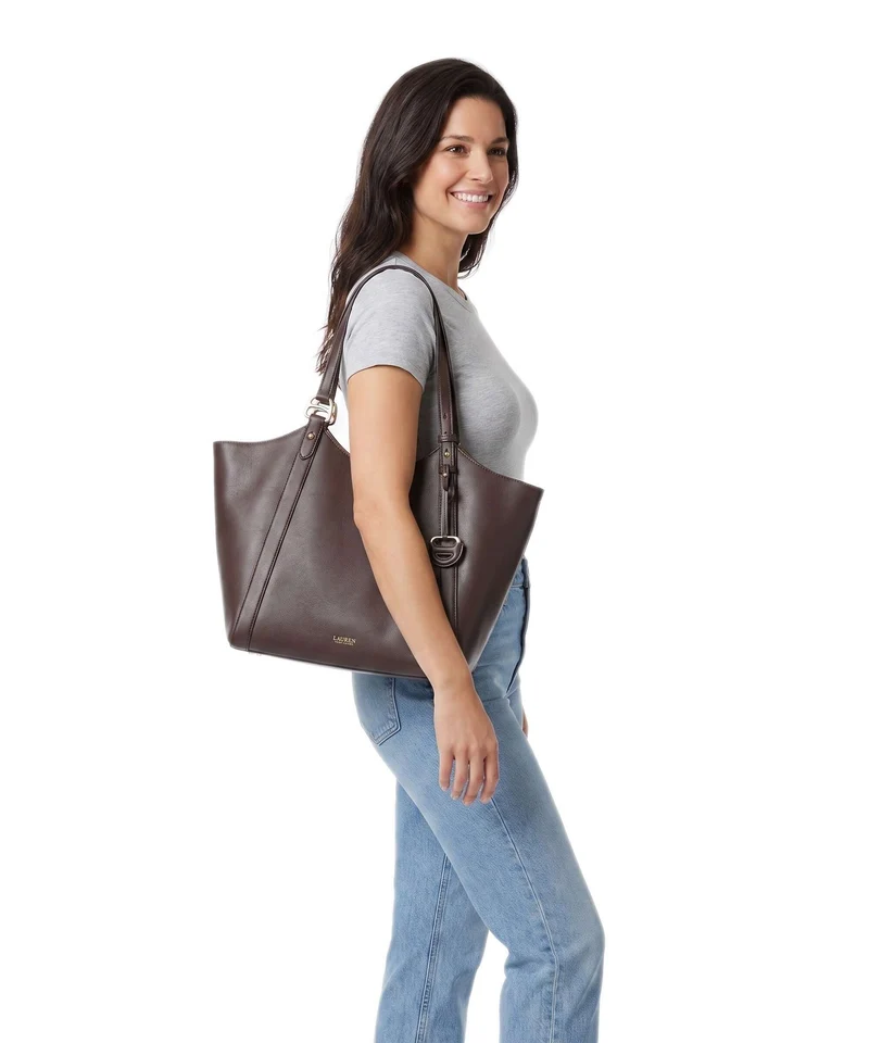 Lauren Ralph Lauren Tasha Large Shopper chestnut brown