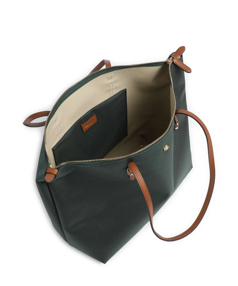 Lauren Ralph Lauren Keaton 31 Shopper season green/lauren tan