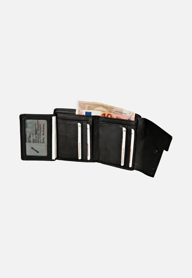 Lotta Ladies Purse Black Smoke - Portemonnaie