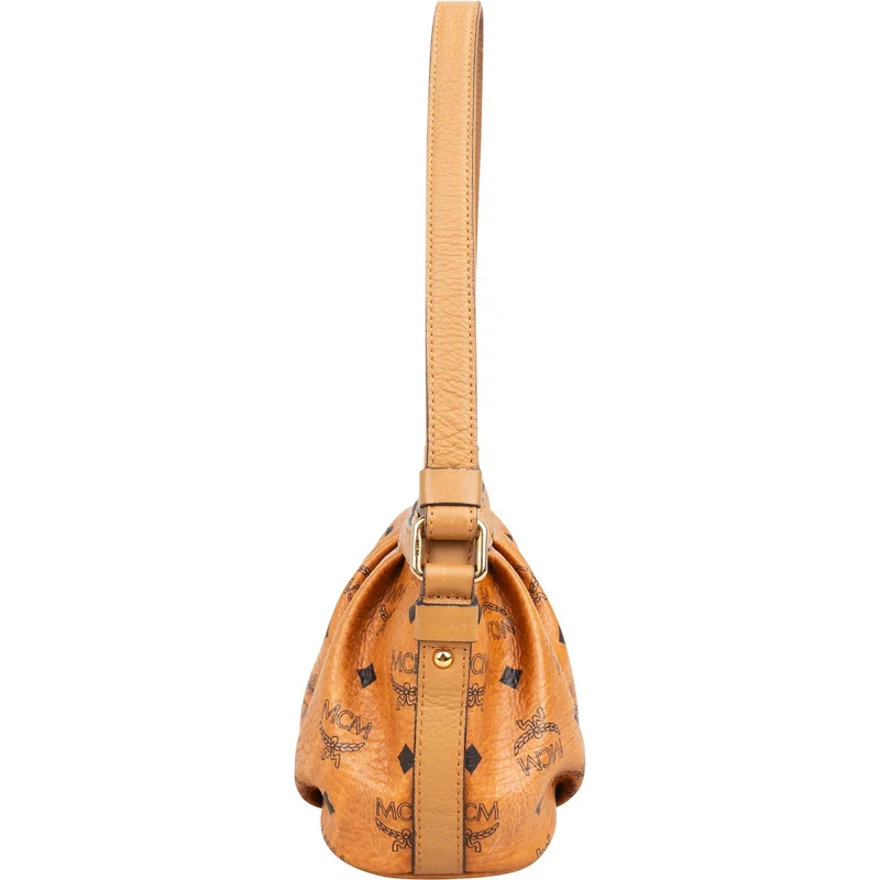 MCM Monogram Visetos Baguette Shoulder Handbag