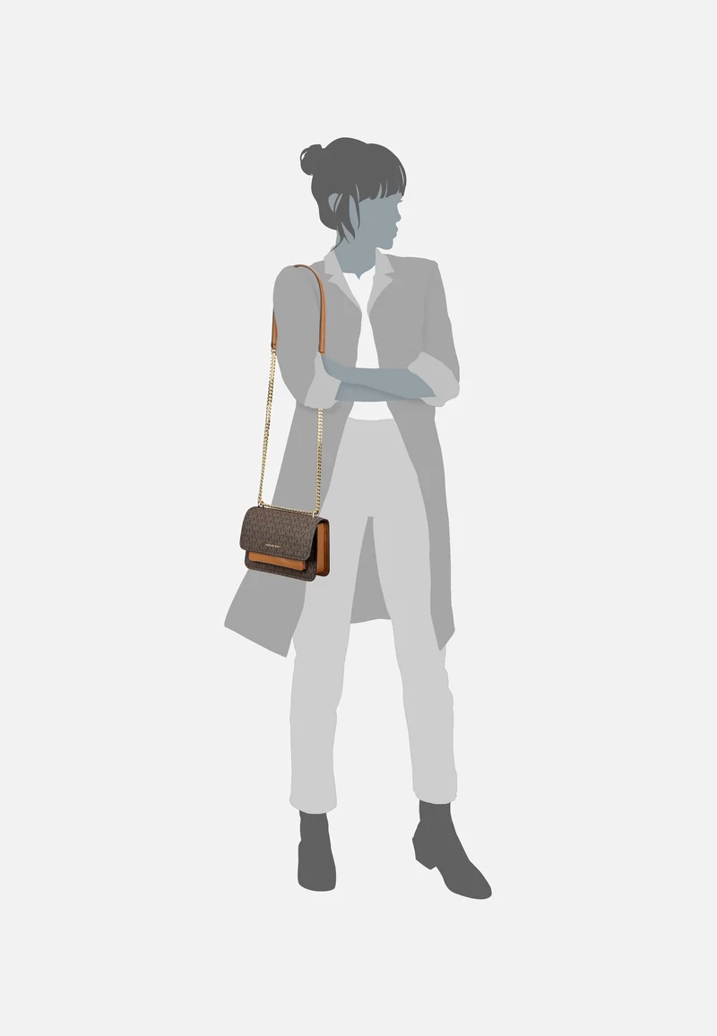 Claire SM Xbody MK Signature Brown/Acorn - Abendtasche