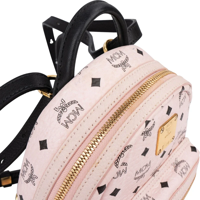 MCM Monogram Visetos Stark Mini Backpack