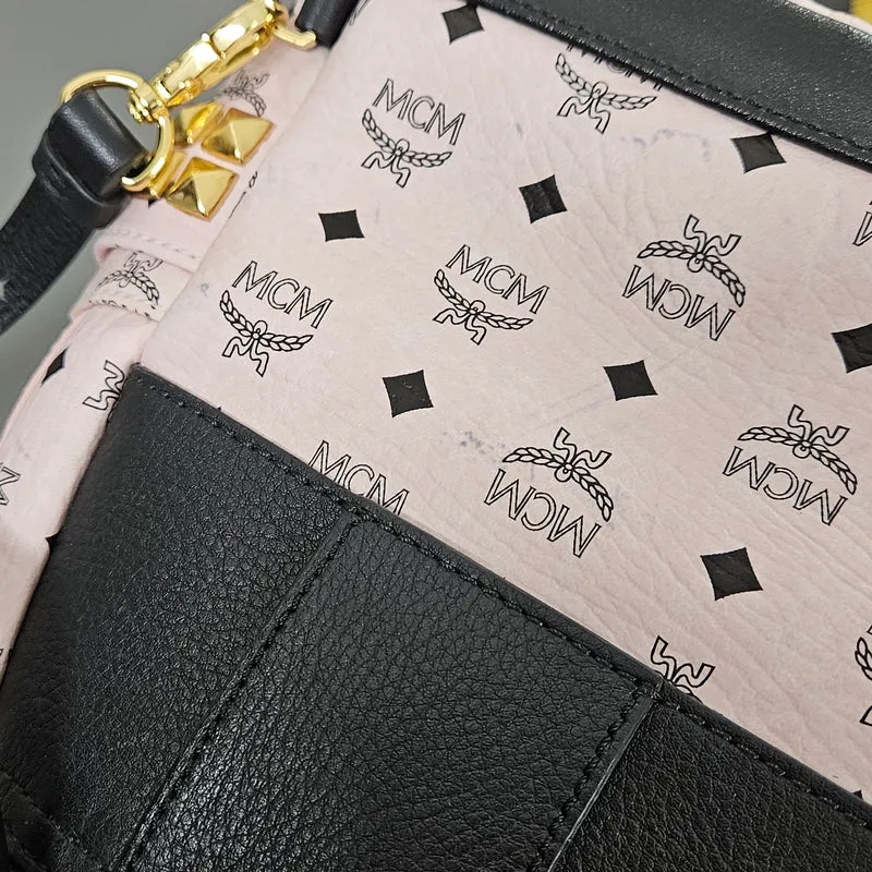 MCM Monogram Visetos Stark Mini Backpack