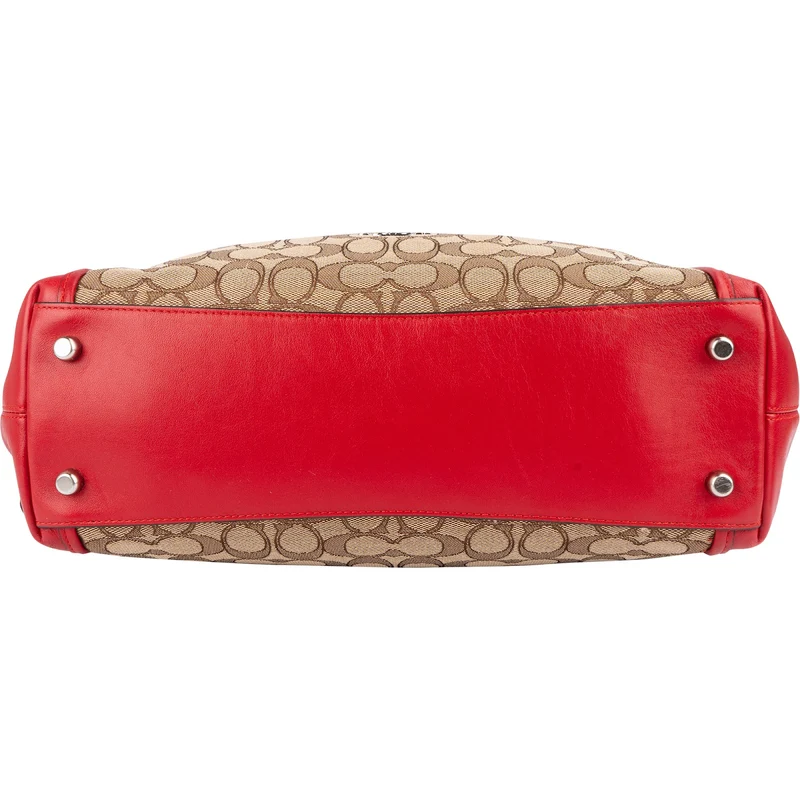 Coach Monogram Signature Edie Hobo Handbag