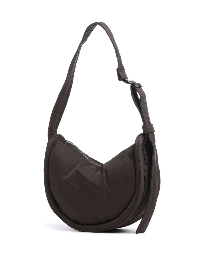 Sandqvist Curve Mini Schultertasche dark brown