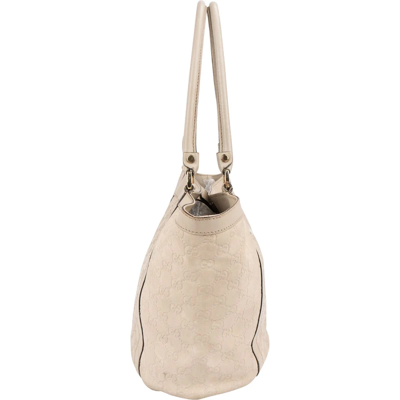 Gucci Guccissima Leather Abbey D-Ring Tote Shoulder Bag