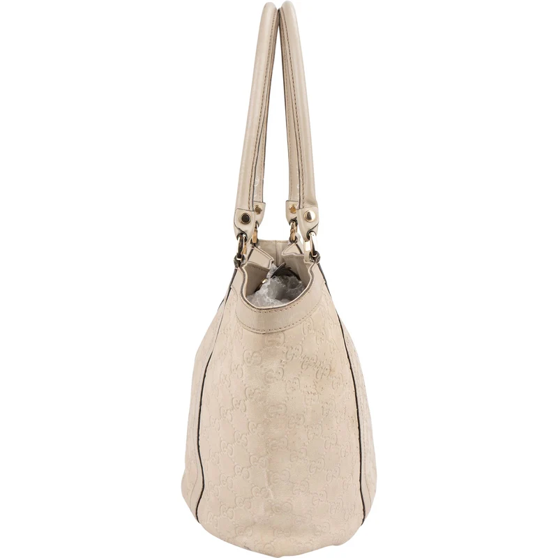 Gucci Guccissima Leather Abbey D-Ring Tote Shoulder Bag