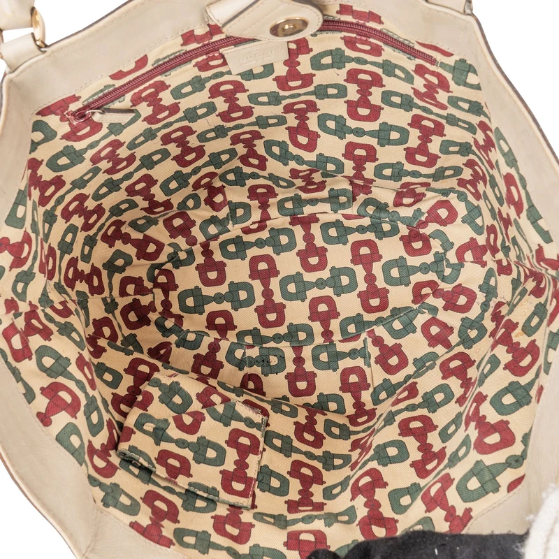 Gucci Guccissima Leather Abbey D-Ring Tote Shoulder Bag