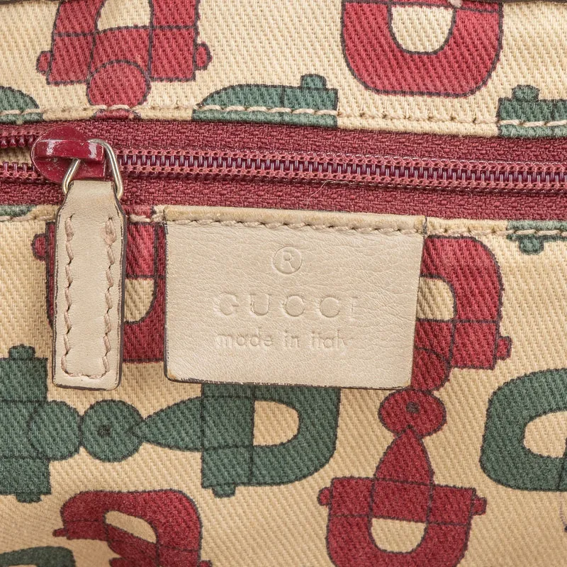 Gucci Guccissima Leather Abbey D-Ring Tote Shoulder Bag