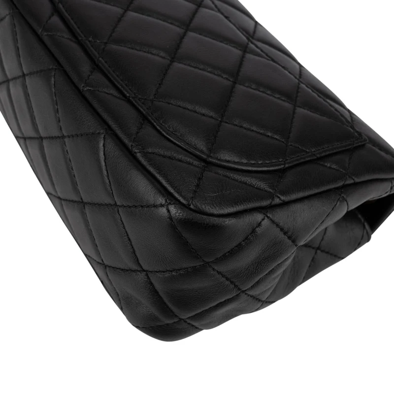 Chanel Quilted Lambskin Small Rectangular Single Flap Crossbody Bag