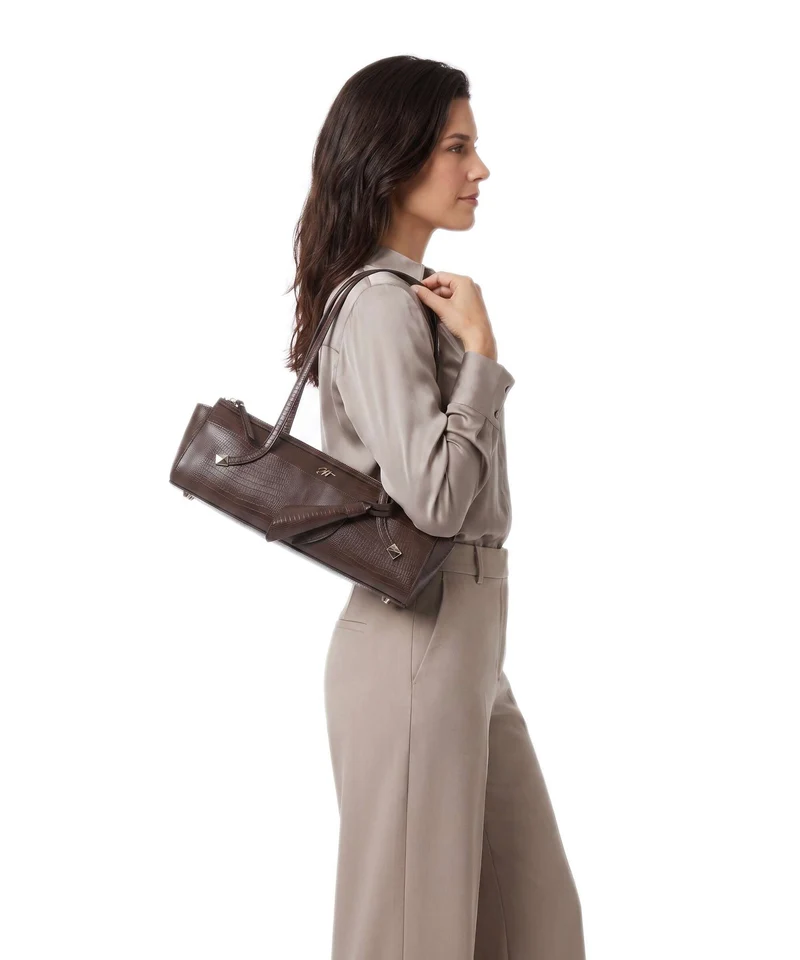 Steve Madden BINDUS Schultertasche chocolate/gold