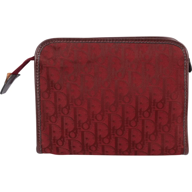 Christian Dior Trotter Monogram Canvas Pouch