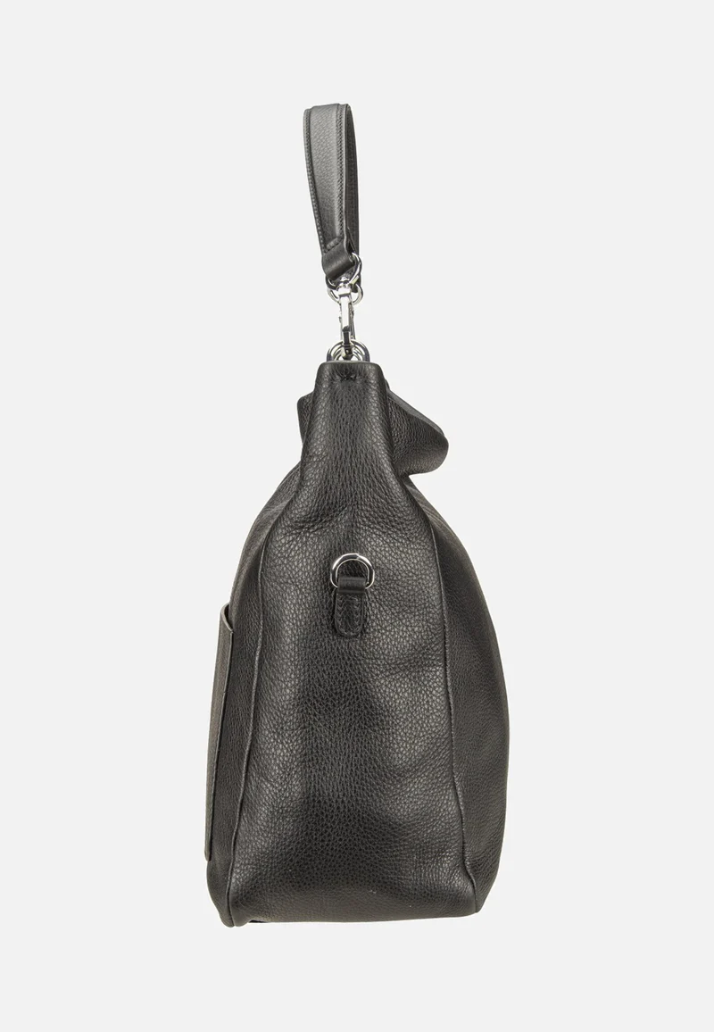 Raquel Small Black/Nickel - Hobo Bag