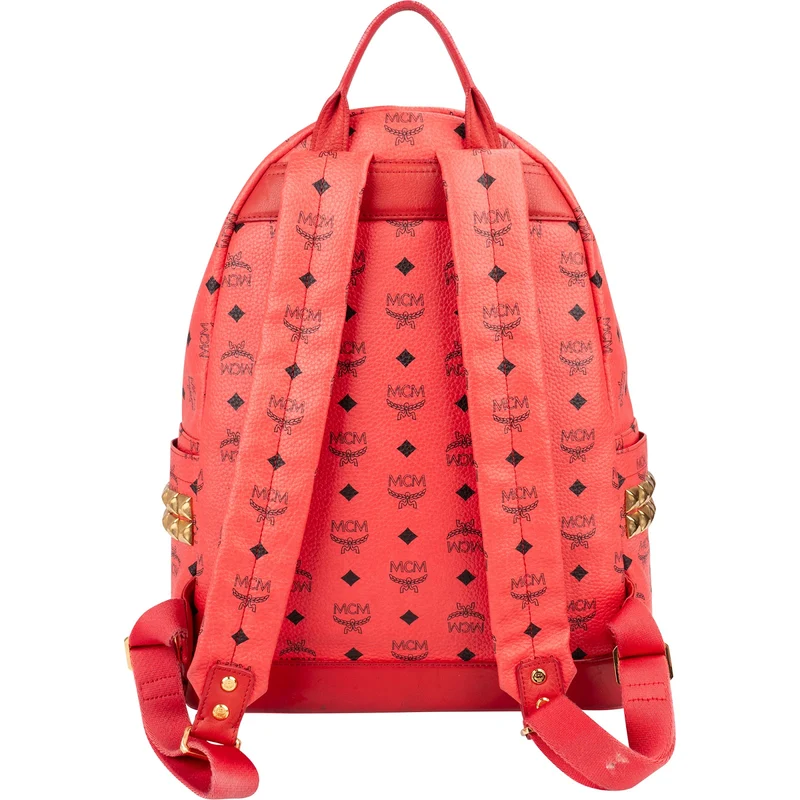 MCM Monogram Visetos Stark Side Studs Backpack