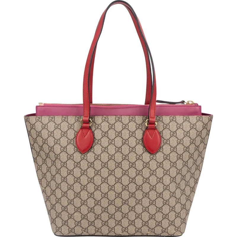 Gucci Monogram GG Supreme Linea A Shopper Handbag