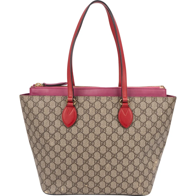 Gucci Monogram GG Supreme Linea A Shopper Handbag