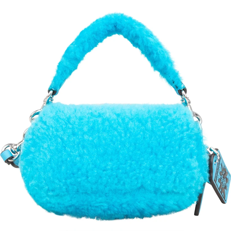 Coach Shearling Limited Lil Nas X Edition Micro Tabby Crossbody Handbag