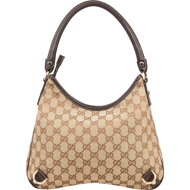 Gucci Monogram GG Canvas Abbey D-Ring Hobo Shoulder Bag