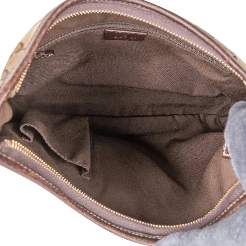 Gucci Monogram GG Canvas Abbey D-Ring Hobo Shoulder Bag
