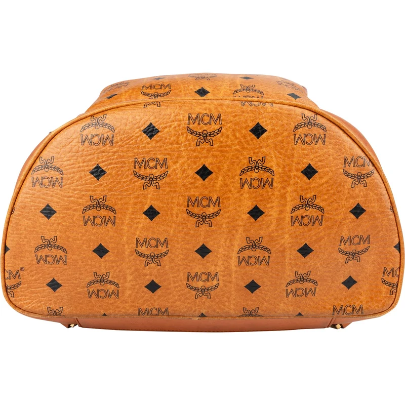 MCM Monogram Visetos Drawstring Backpack