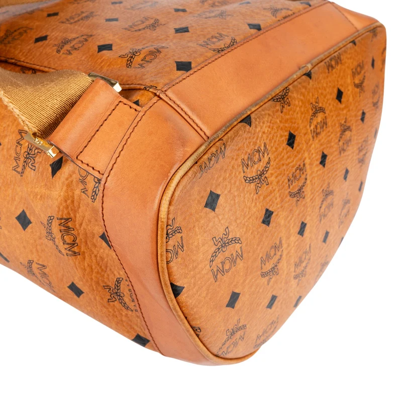 MCM Monogram Visetos Drawstring Backpack