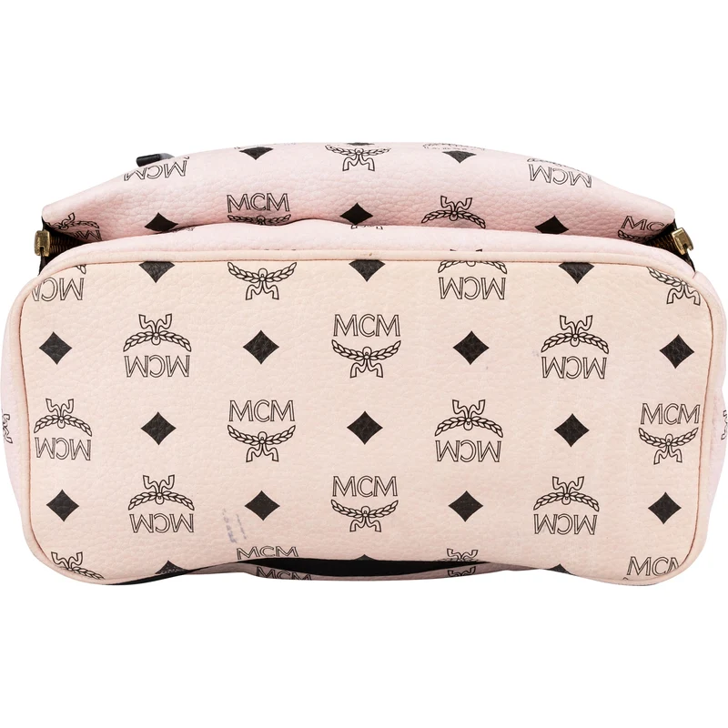 MCM Monogram Visetos Stark Studded Bicolor 2 in 1 Backpack