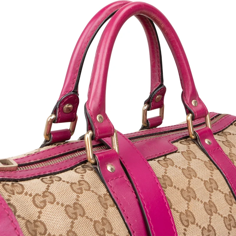 Gucci Monogram GG Boston Handbag