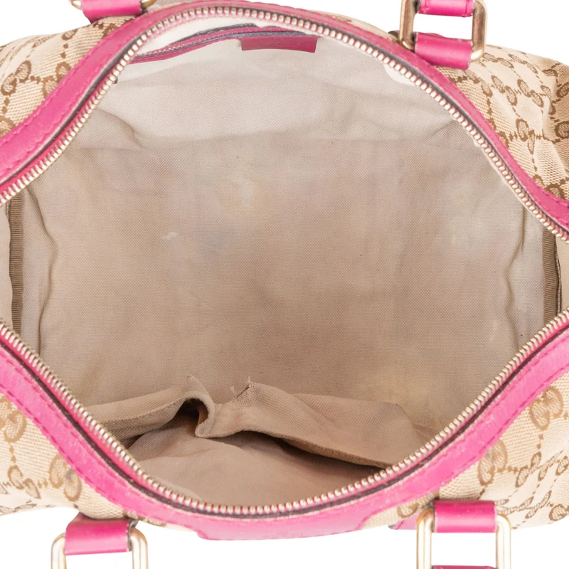 Gucci Monogram GG Boston Handbag