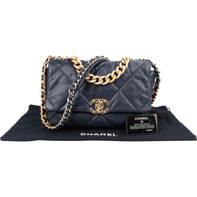 Chanel 19 Quilted Lambskin Chanel Single Flap Crossbody Bag