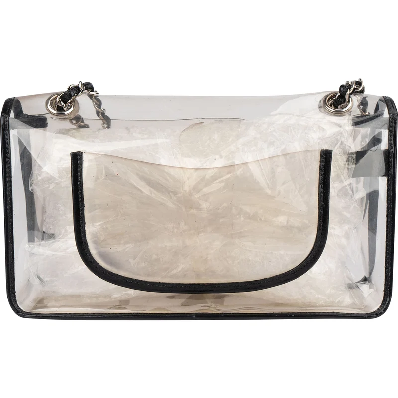 Chanel Transparent Vinyl Single Flap Shoulder Bag