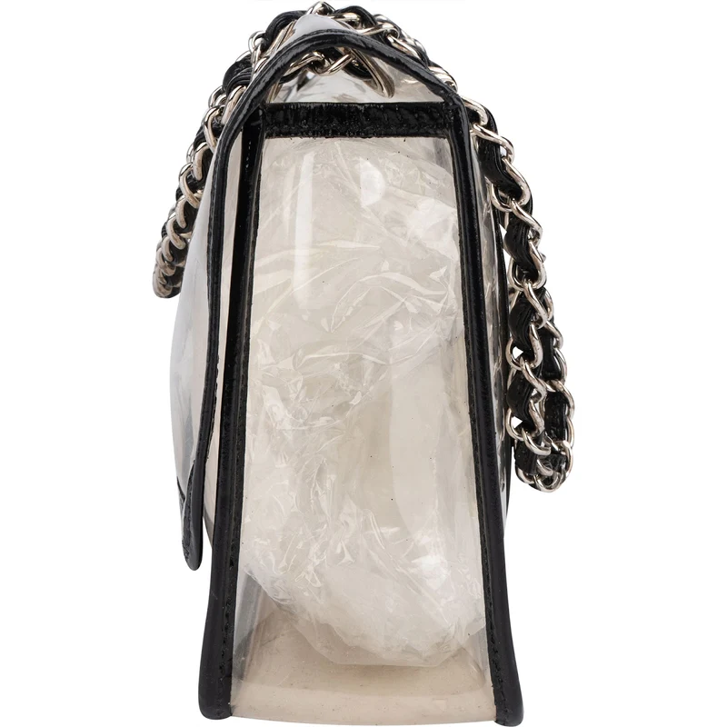 Chanel Transparent Vinyl Single Flap Shoulder Bag