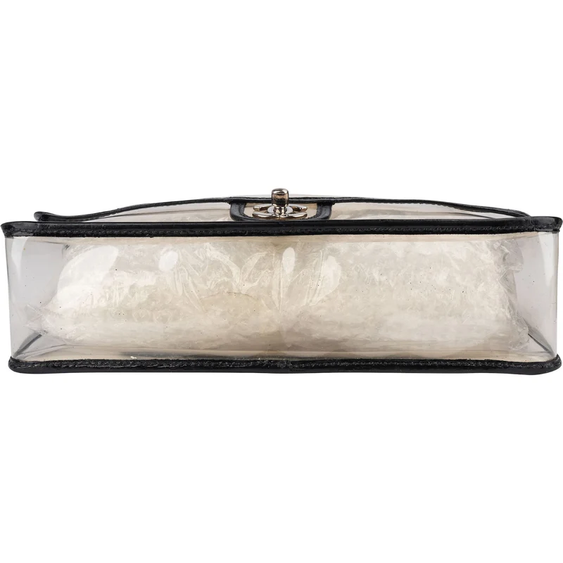 Chanel Transparent Vinyl Single Flap Shoulder Bag