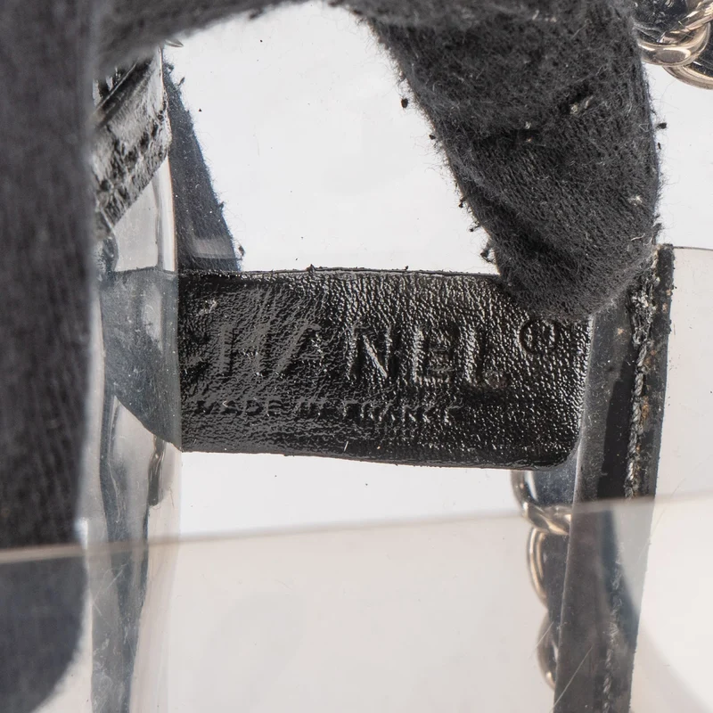 Chanel Transparent Vinyl Single Flap Shoulder Bag