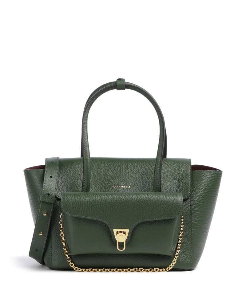 Coccinelle Beat Double Handtasche garden green