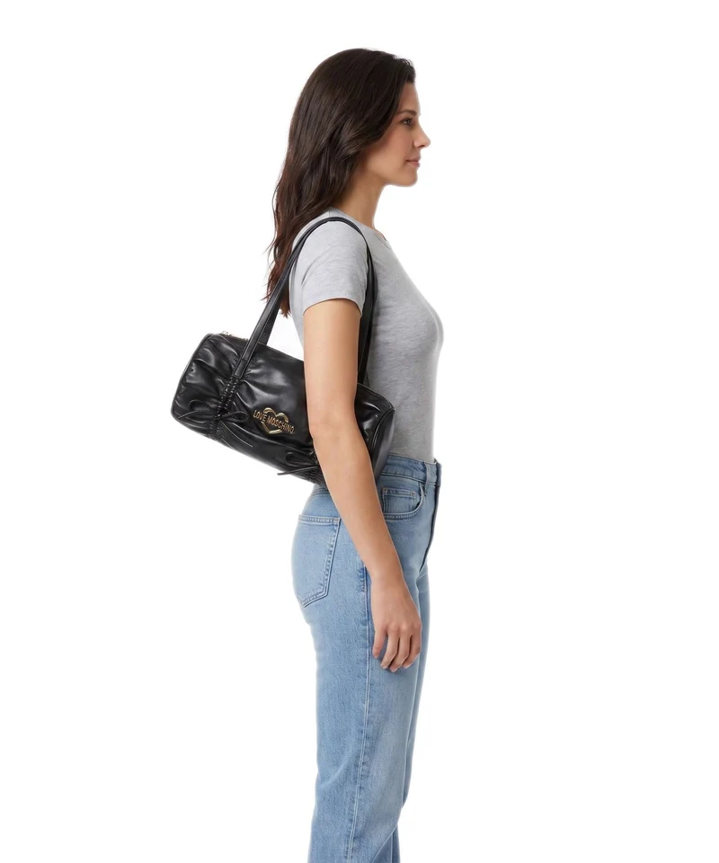 Love Moschino Softy Bow Schultertasche nero